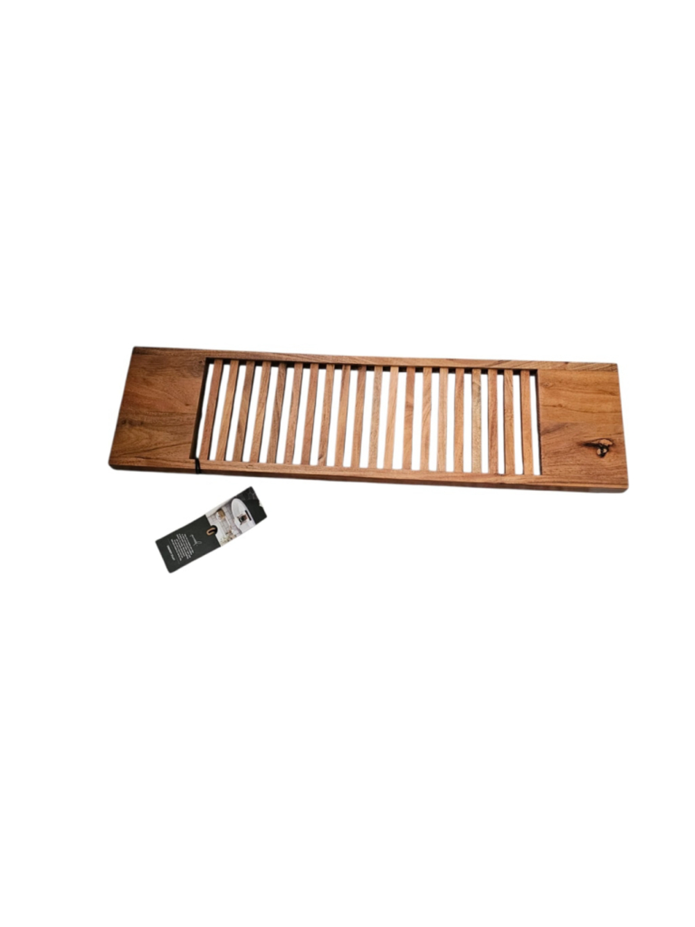 Hearth & Hand Magnolia Slatted Wood Bathtub Tray Bath Caddy 30" NWT Target